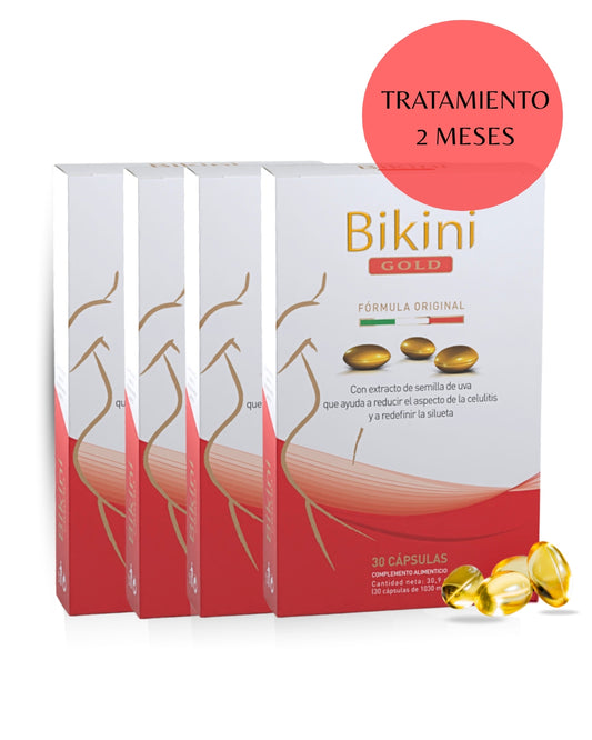 Bikini Gold Pack x 4 Tratamiento Celulitis Intermedia