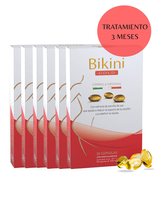 Bikini Gold Pack x 6 Tratamiento Celulitis Avanzada/Incrustada